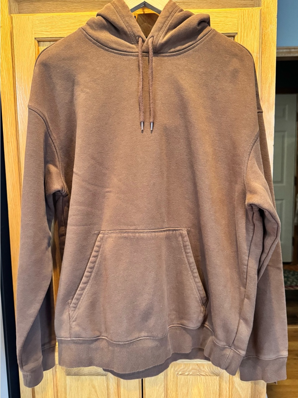 H&M Brown Pullover Hoodie